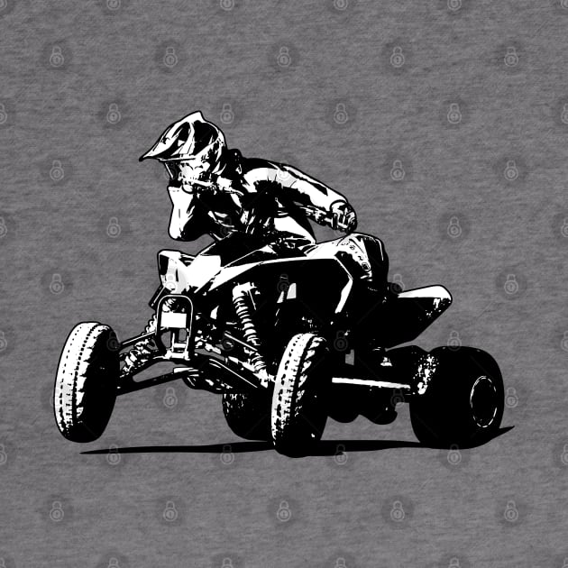 450 SX Quad Black and White by KAM Std